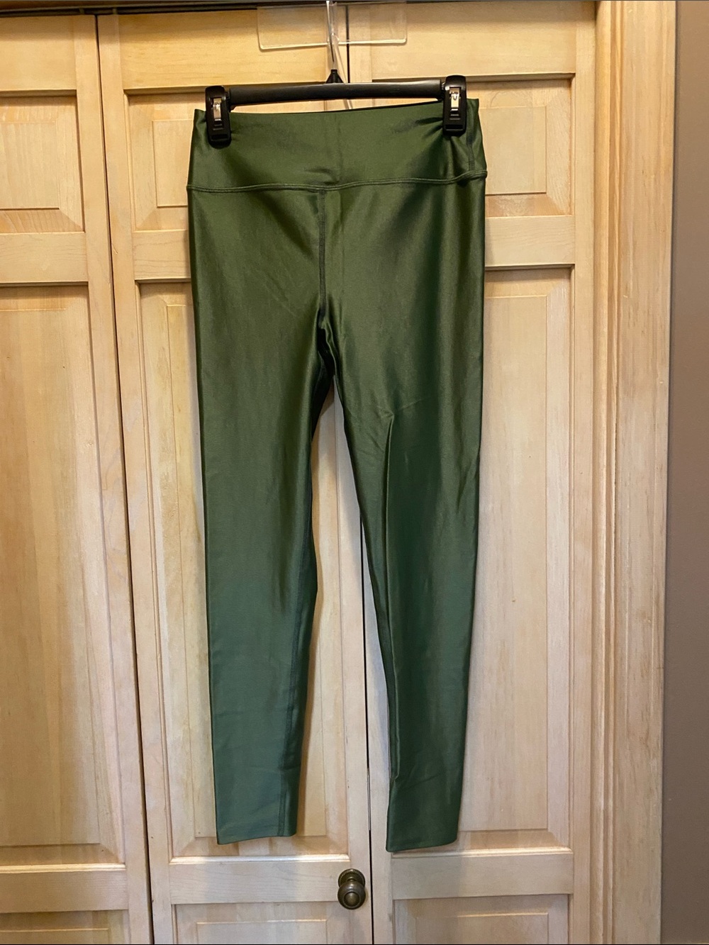 Noli Olive Green High-Waist Leggings